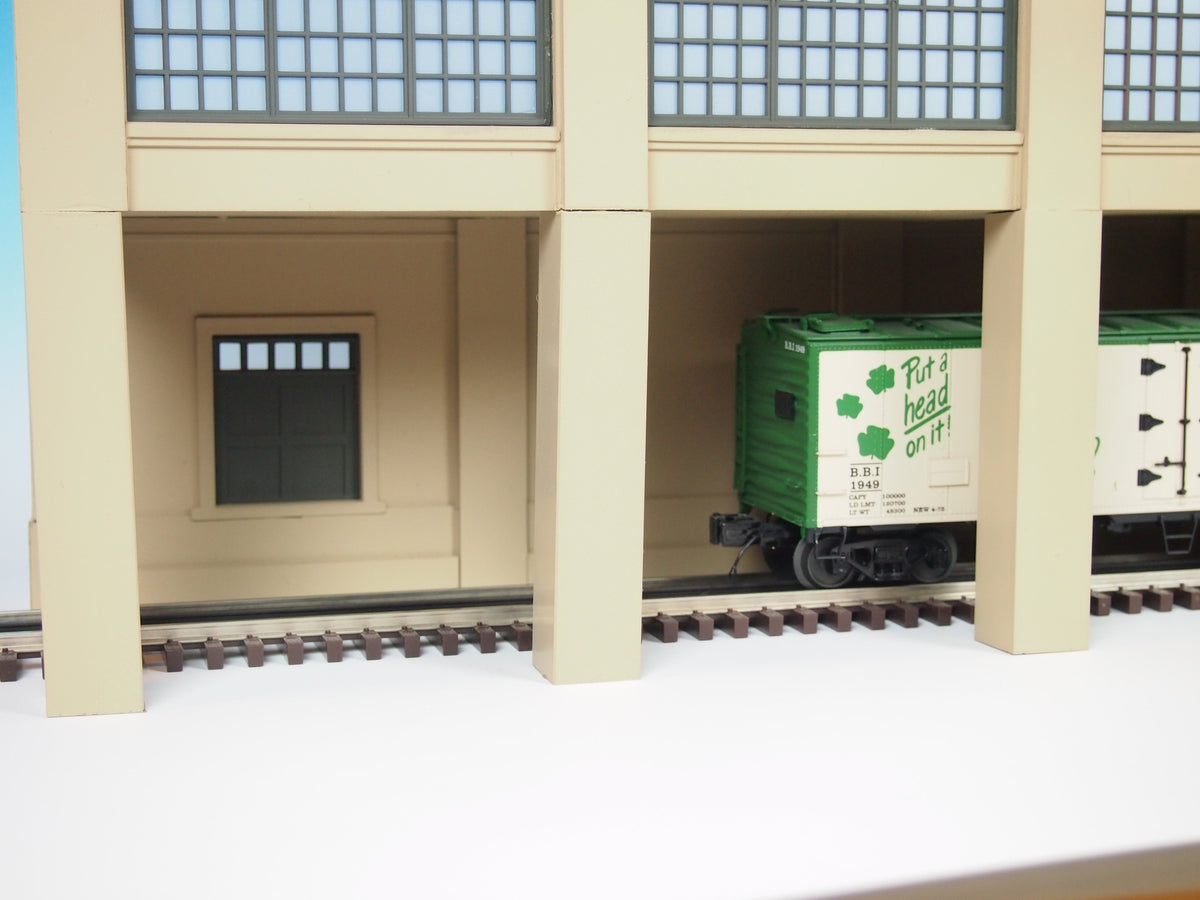 Korber Models #MRS2000 - O Scale - Ted’s Textiles Background Building Kit - MrMuffin'sTrains