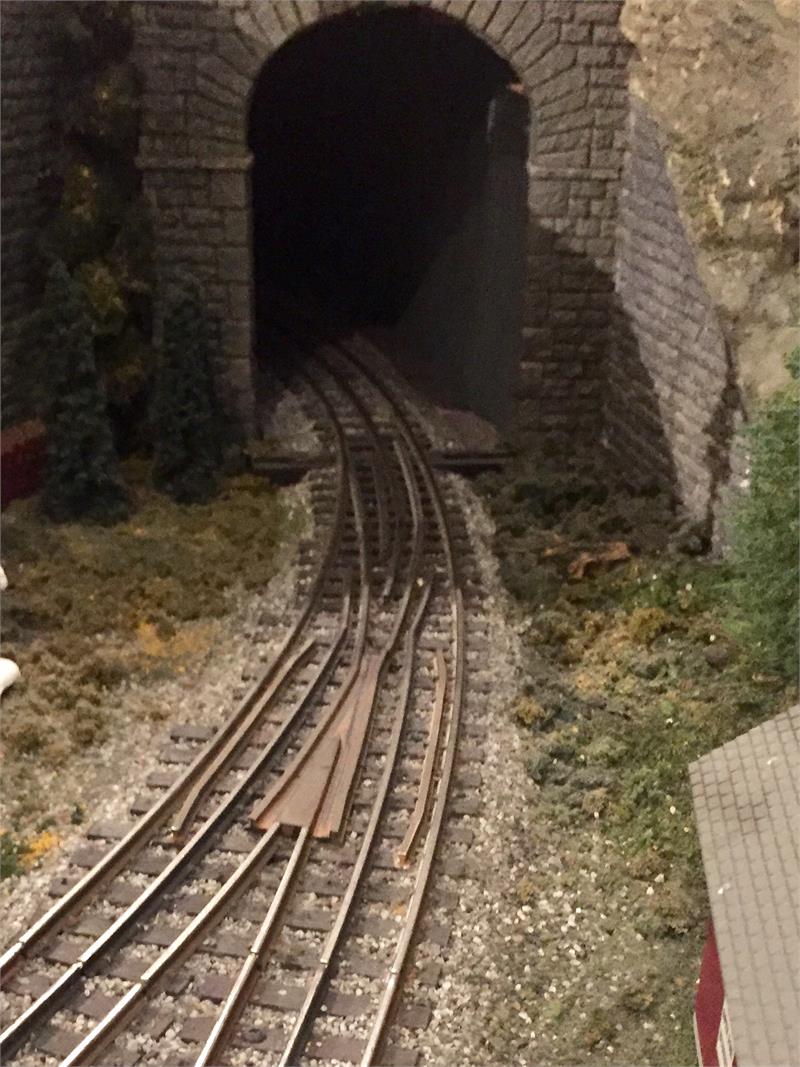 Ross Custom Switches #230M25 - Premiere Line - #6 096-072 Curved Switch Track (Right) w/ Dz2500