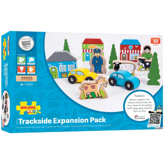 BigJigs BJT054 - Trackside Accessory Set - MrMuffin'sTrains