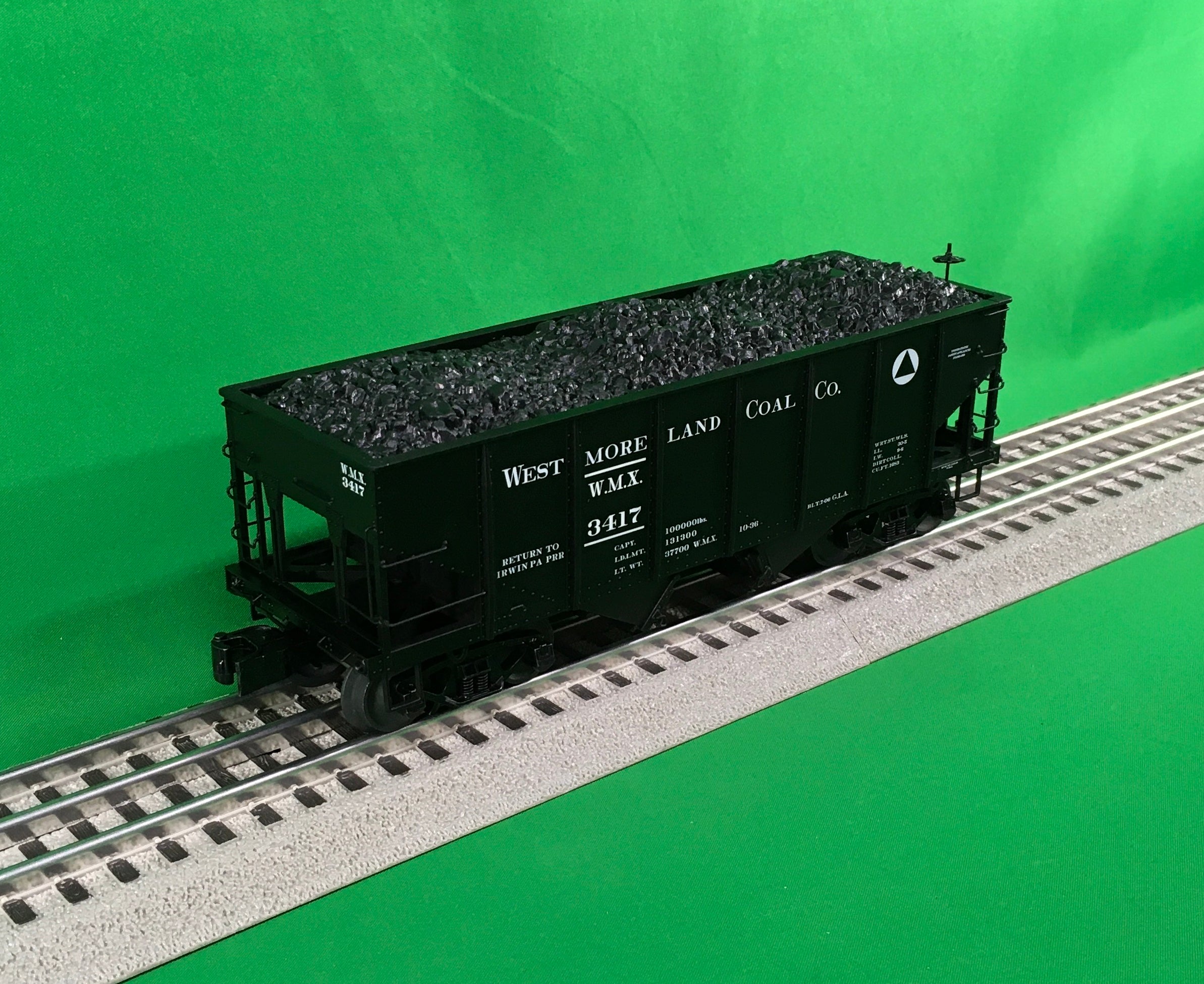 Lionel 2226970 - 2-Bay Hopper Car "Westmoreland Coal" (2-Car)