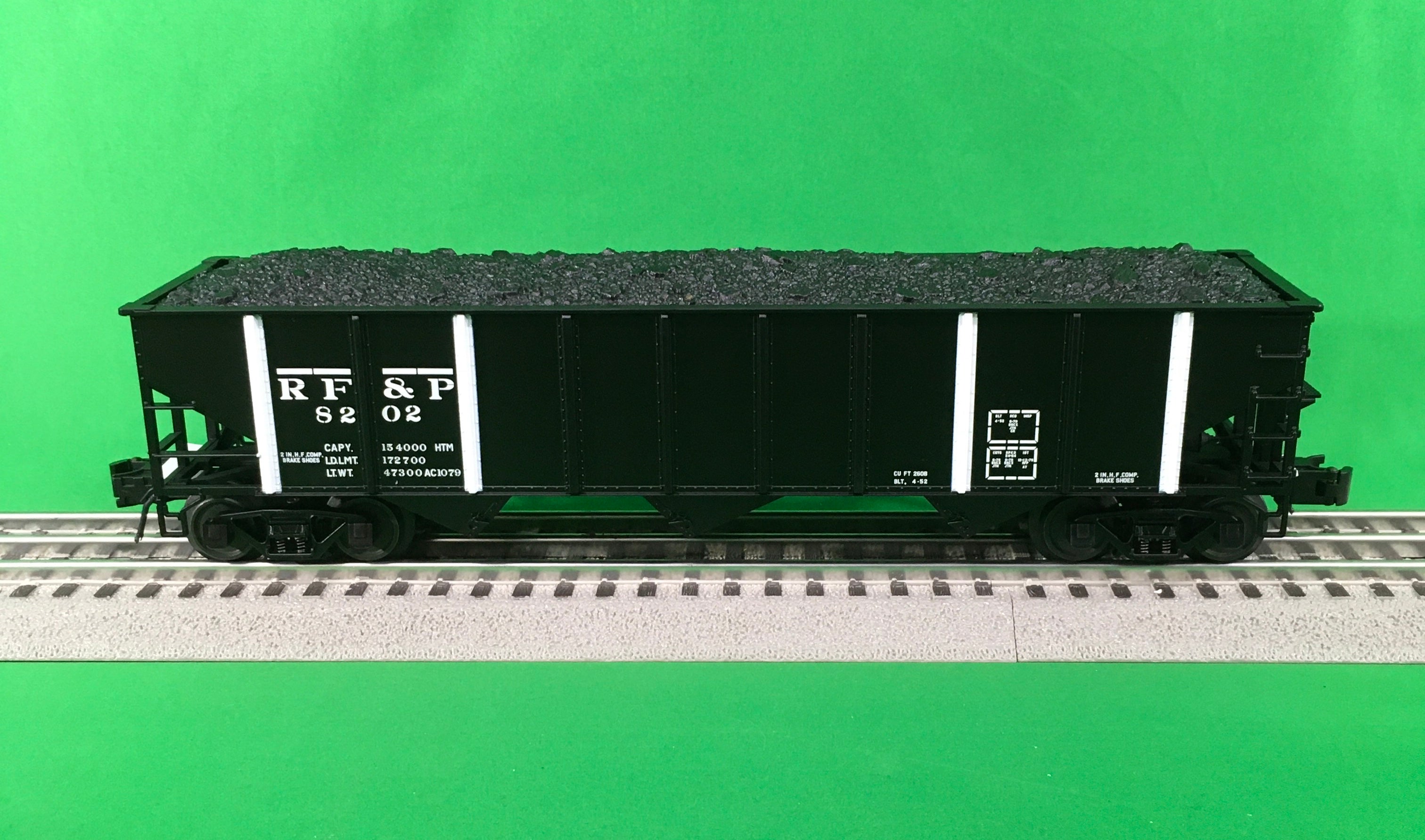 Atlas O 2001831 - Trainman - AAR 70 Ton 3-Bay Open Hopper "Richmond Fredericksburg & Potomac"