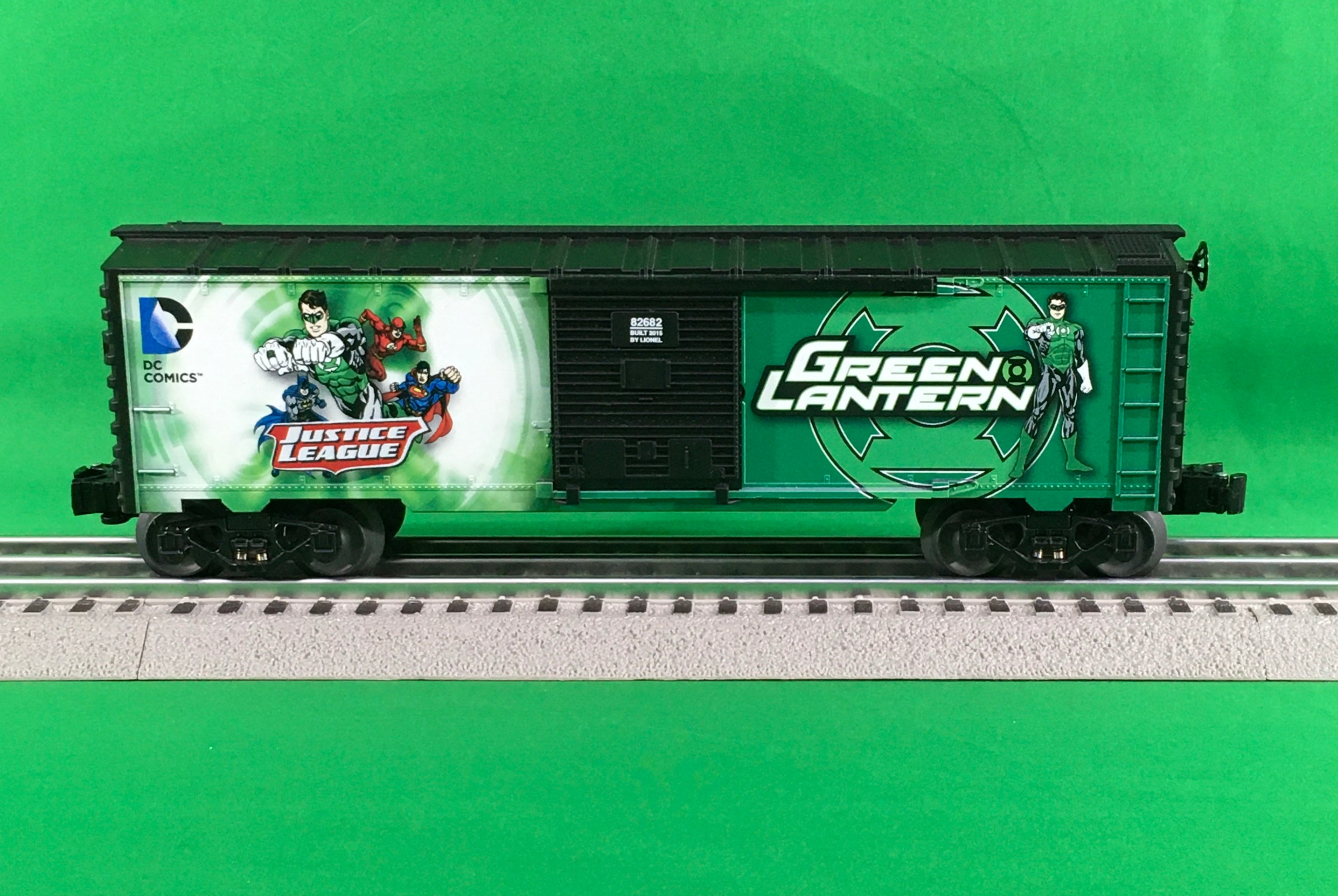 Lionel 6-82684 - DC Comics - Justice League Boxcar "Superman / Green Lantern" (2-Car)