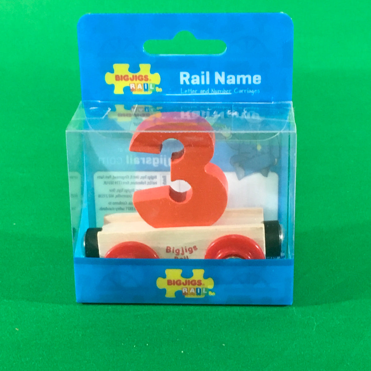 BigJigs BR133 - Rail Name No.3 (Colors Vary) - MrMuffin'sTrains