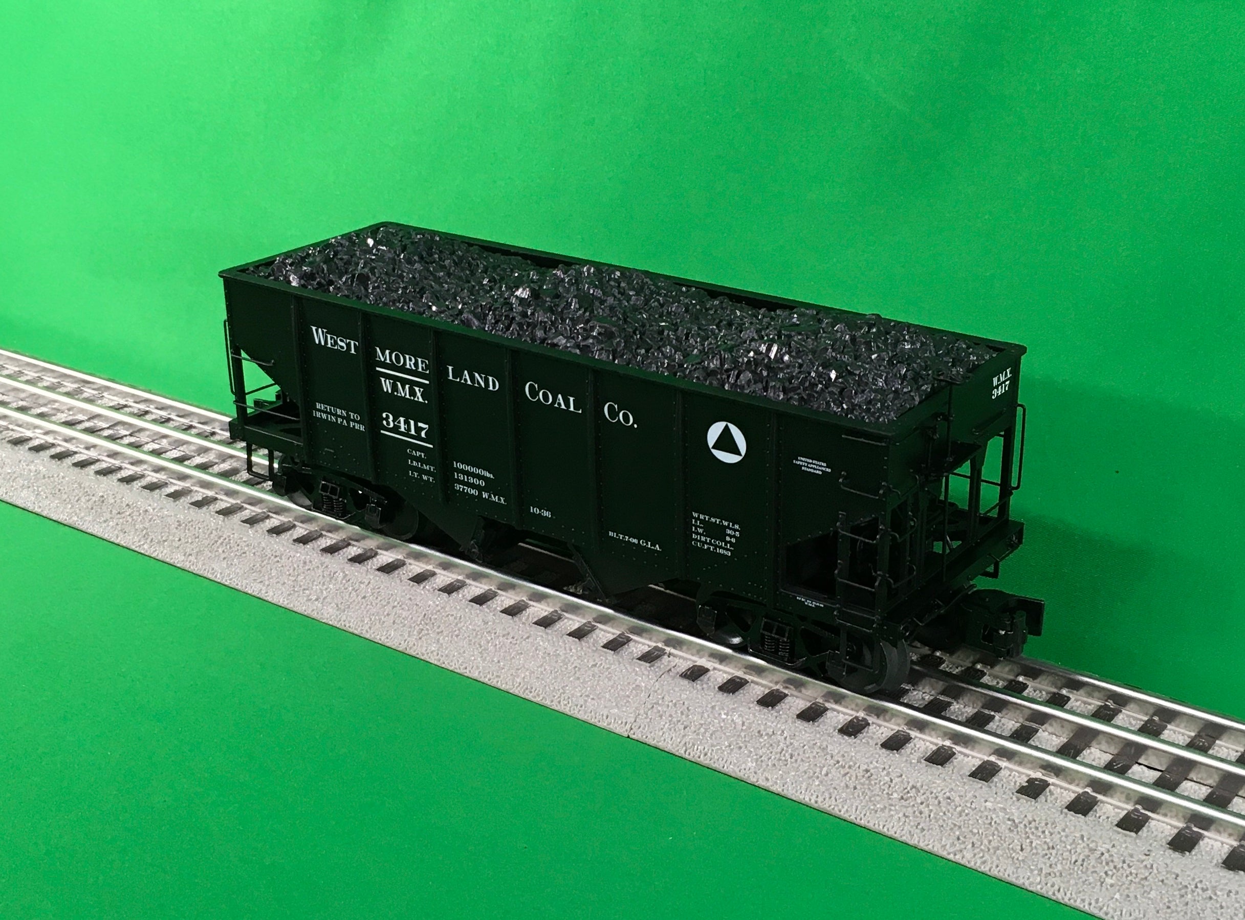 Lionel 2226970 - 2-Bay Hopper Car "Westmoreland Coal" (2-Car)