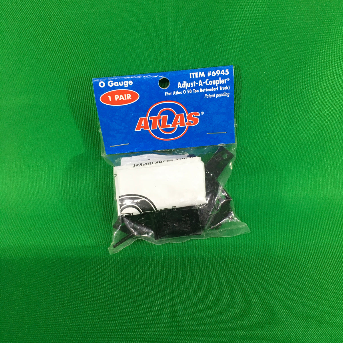 Atlas O 6945 - Adjust-A-Coupler System - 50-Ton Bettendorf Truck (1 Pair)