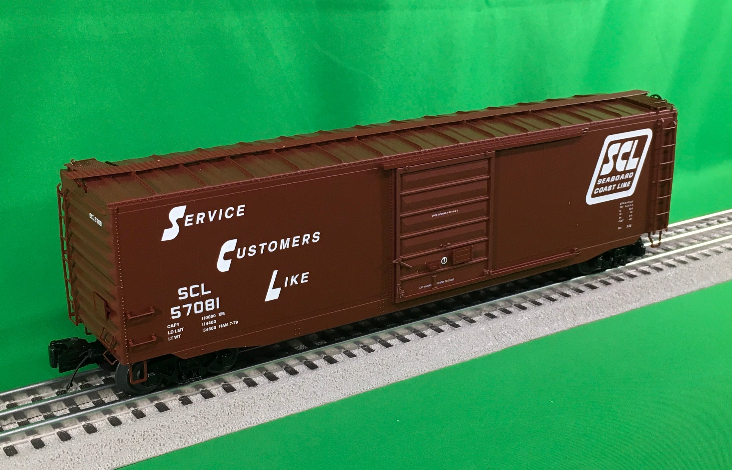 MTH 20-99314 - 50' PS-1 Box Car "Seaboard" w/ Pullman Standard Door
