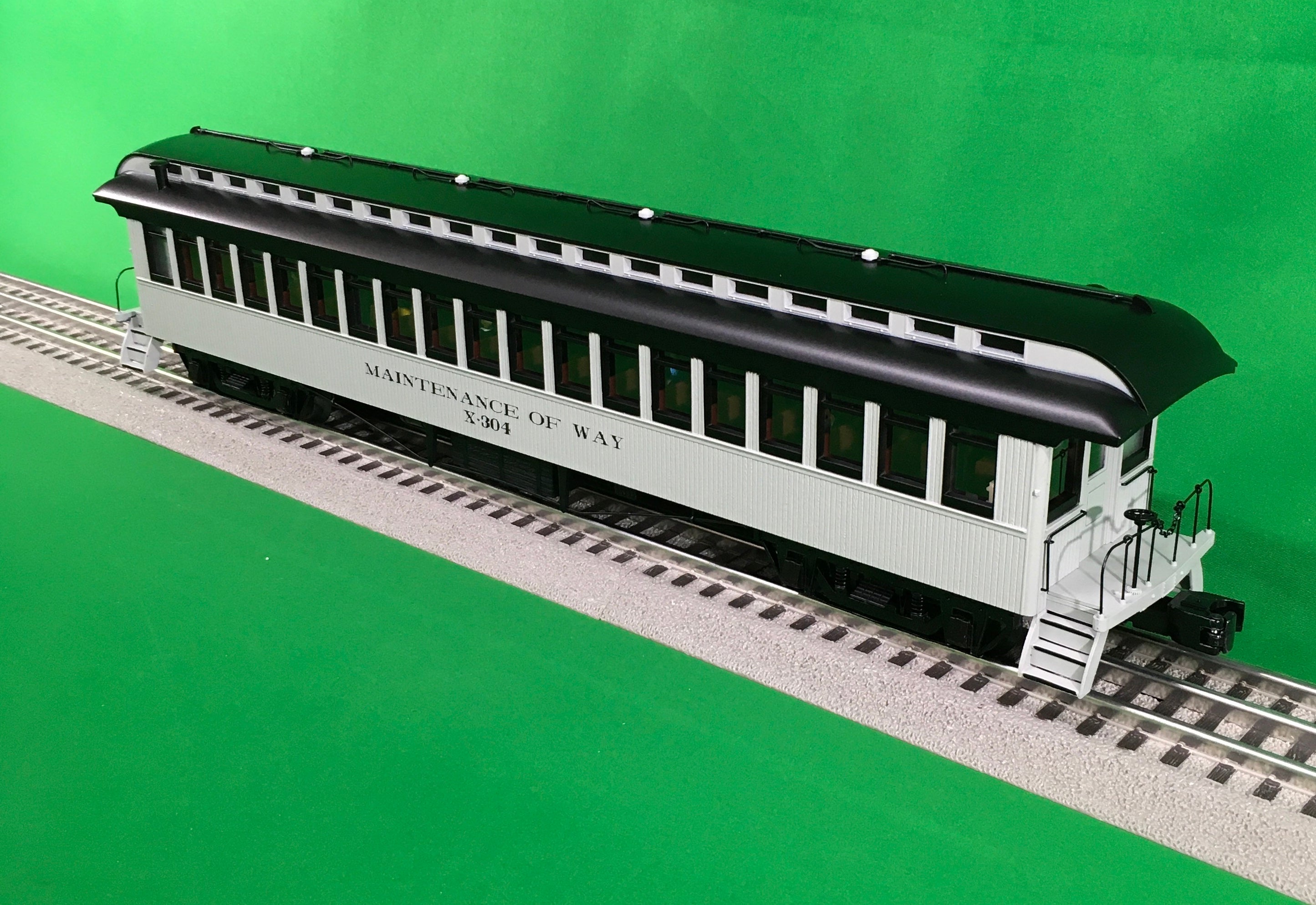 Lionel 2227410 - Wood Combine/Coach "MOW" (2-Car)