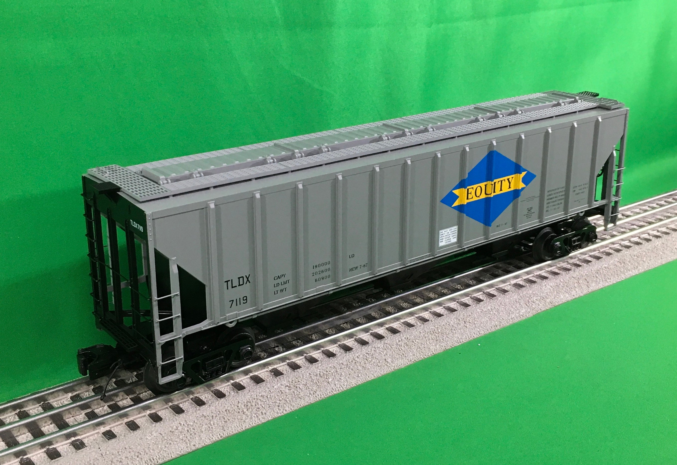 Atlas O 3001169 - Premier - PS-2CD High Side Hopper "Equity Grain" (TLDX)