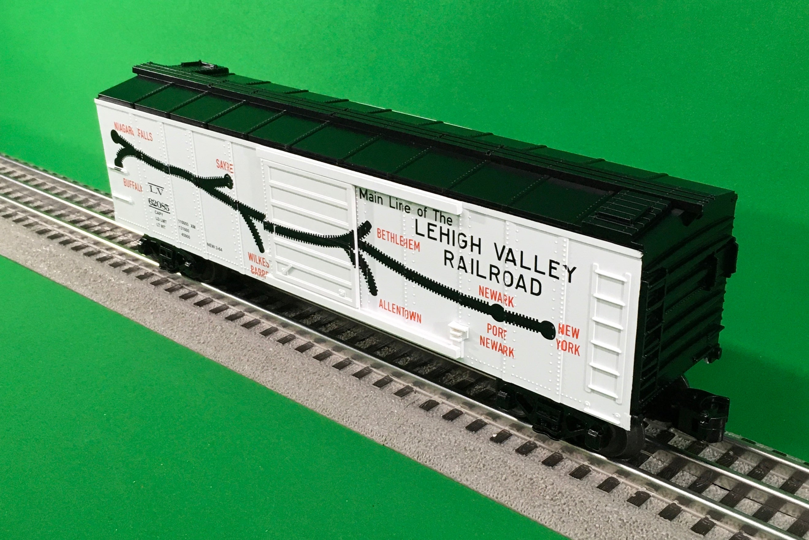 MTH 30-71116 - 40' Box Car "Lehigh Valley" #62085