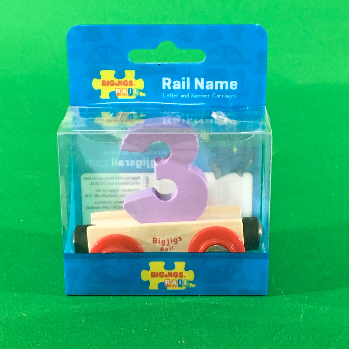 BigJigs BR133 - Rail Name No.3 (Colors Vary) - MrMuffin'sTrains