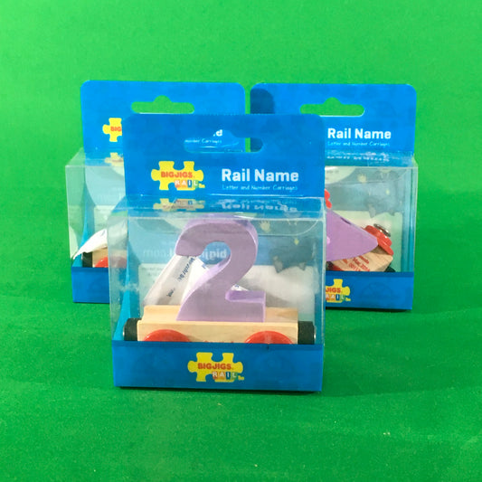 BigJigs BR132 - Rail Name No.2 (Colors Vary) - MrMuffin'sTrains