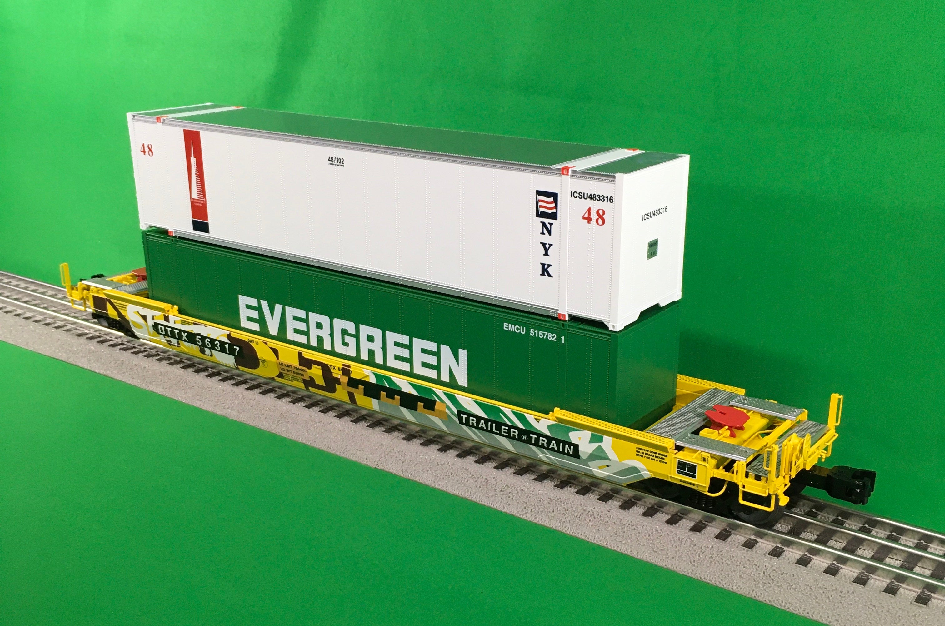 Lionel 2226602 - Husky Stack "Trailer Train" #56317 w/ Graffiti