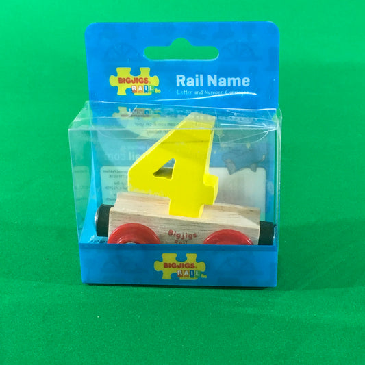 BigJigs BR134 - Rail Name No.4 (Colors Vary) - MrMuffin'sTrains