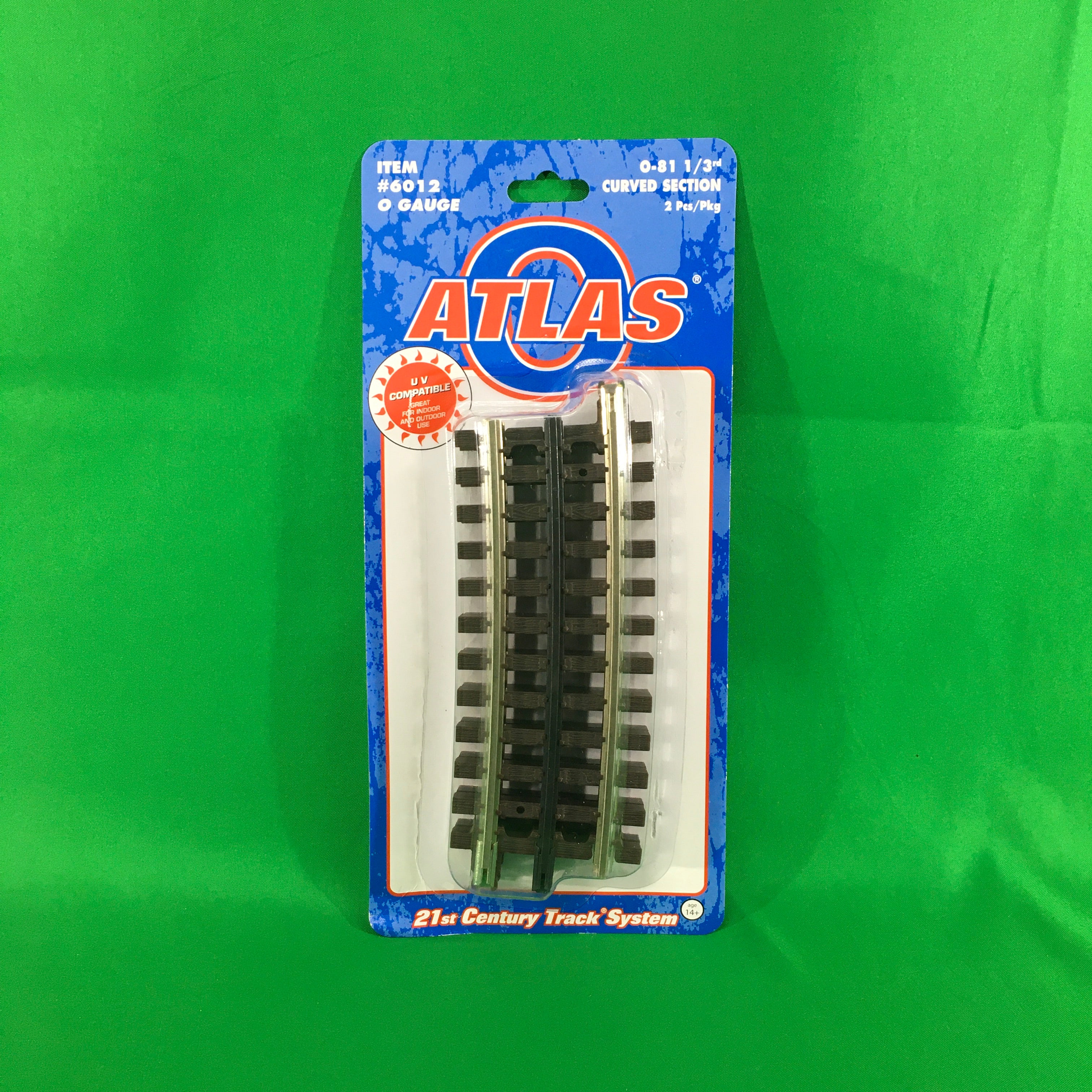 Atlas O 6012 - O-81 1/3 Curve Track (2-Pack)