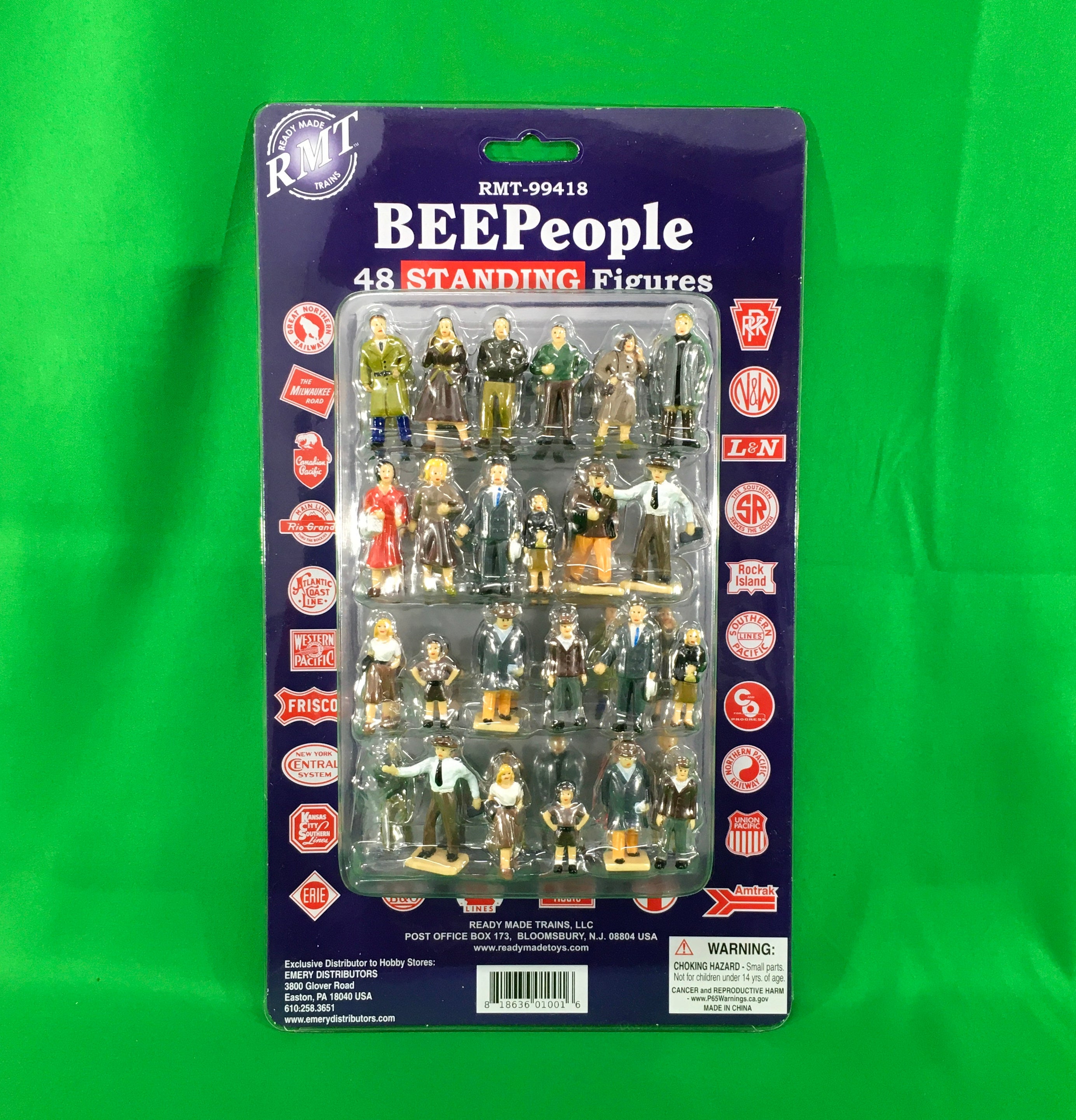 Ready Made Trains RMT-99418 - Standing Figures (48 Pack)