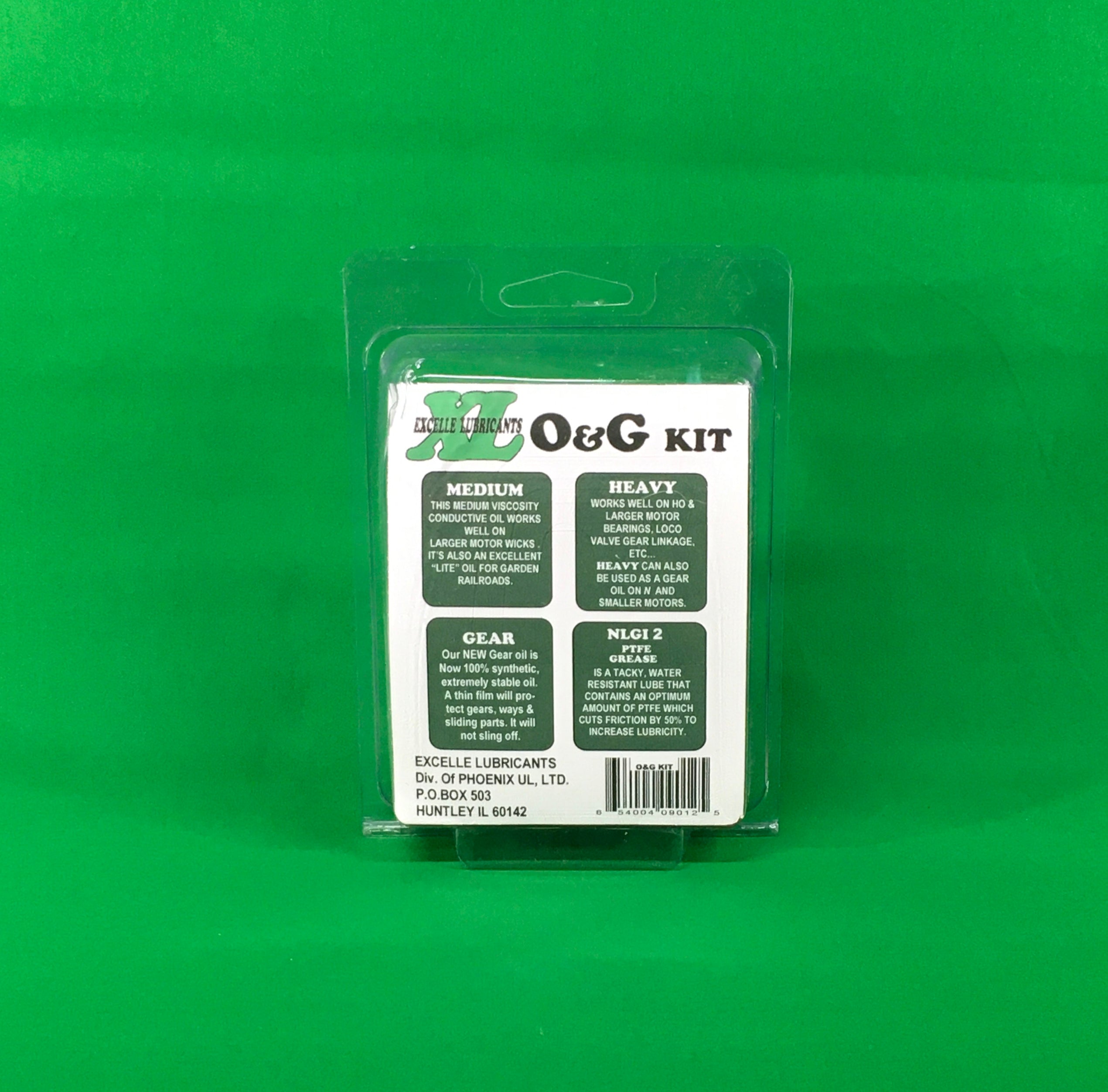 Excelle Lubricants - O & G Lubrication Kit (4-Pack)