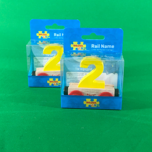 BigJigs BR132 - Rail Name No.2 (Colors Vary) - MrMuffin'sTrains