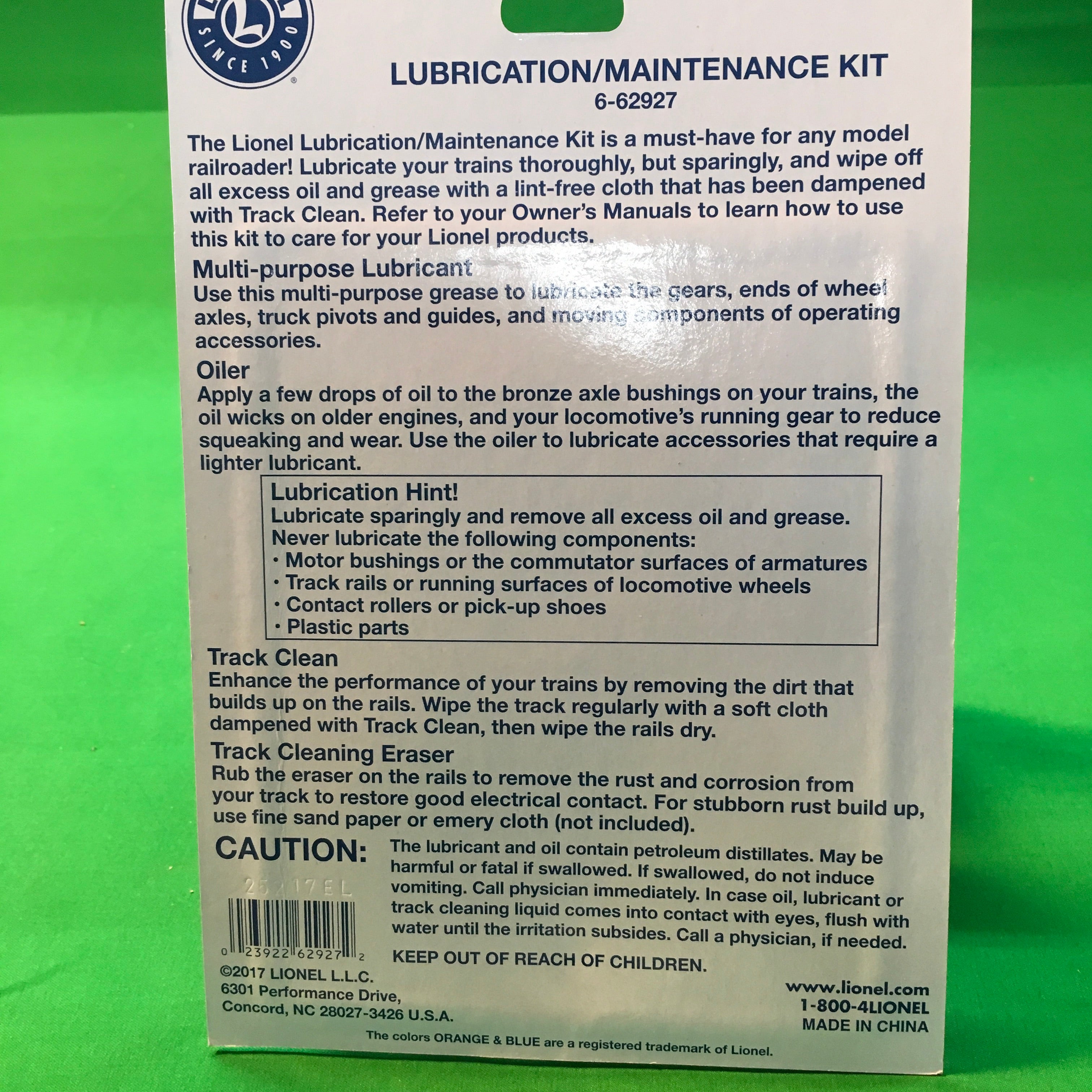 Lionel 6-62927 - Lubrication / Maintenance Set