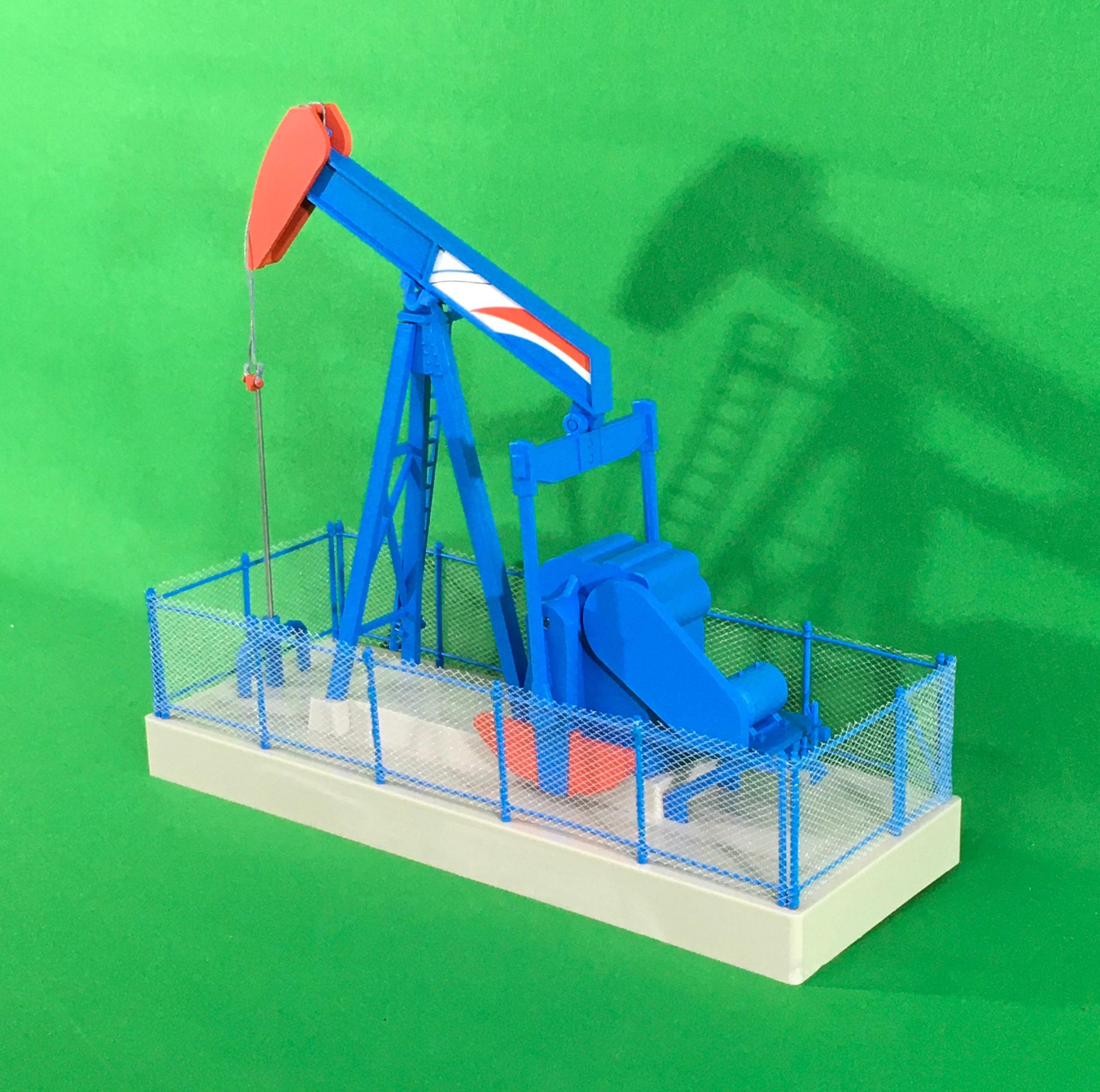 Atlas O 66908 - Operating Oil Pump (Red, White & Blue)
