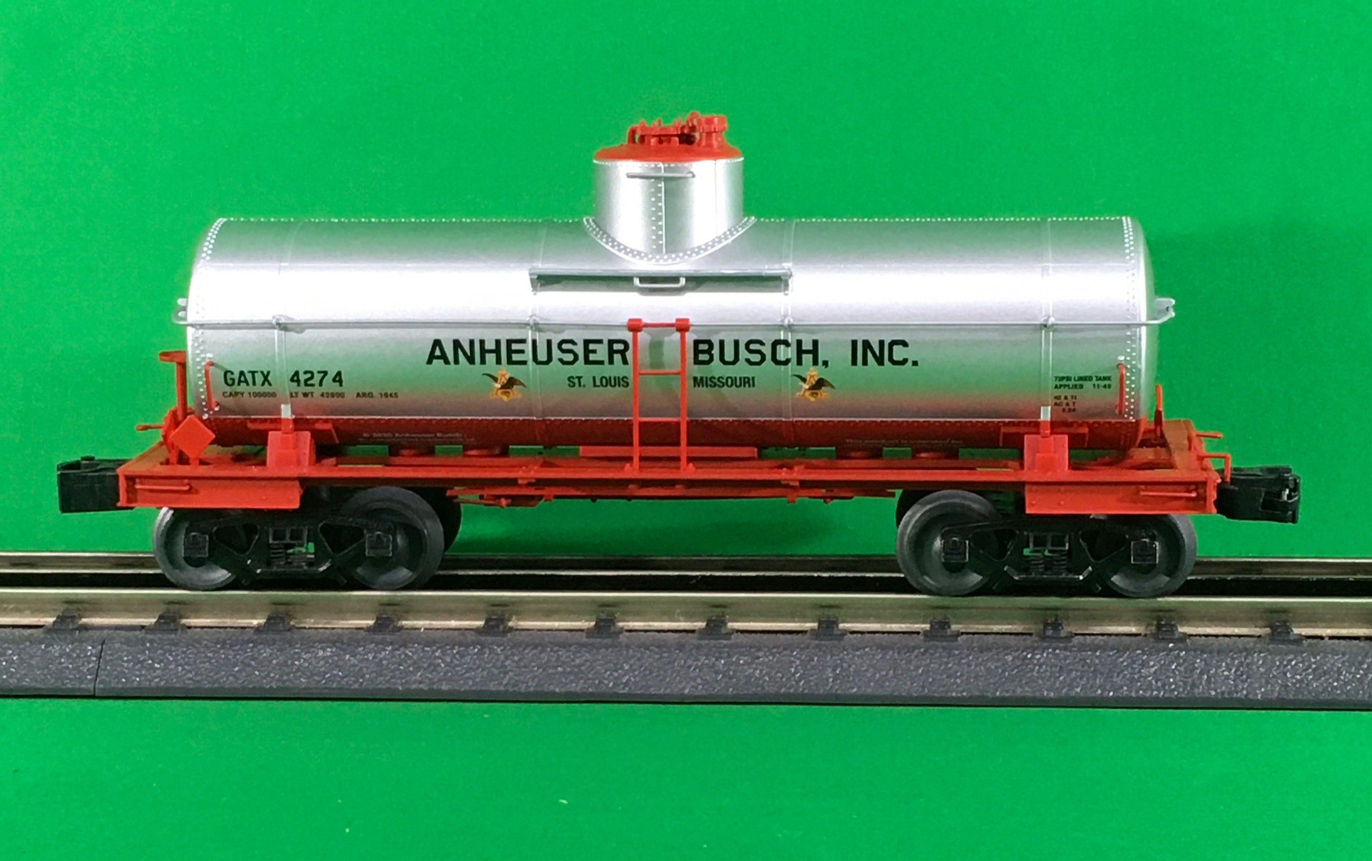 Lionel 2026260 - 8K Gallon Tank Car "Anheuser-Busch" #4274