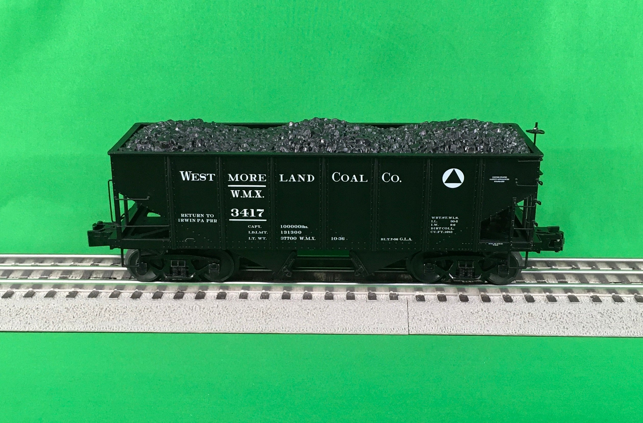 Lionel 2226970 - 2-Bay Hopper Car "Westmoreland Coal" (2-Car)