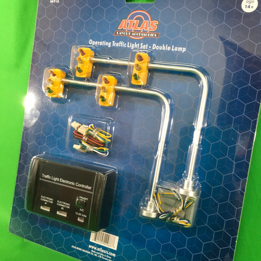 Atlas O 66916 - Double Traffic Signal (2-Pack) - MrMuffin'sTrains
