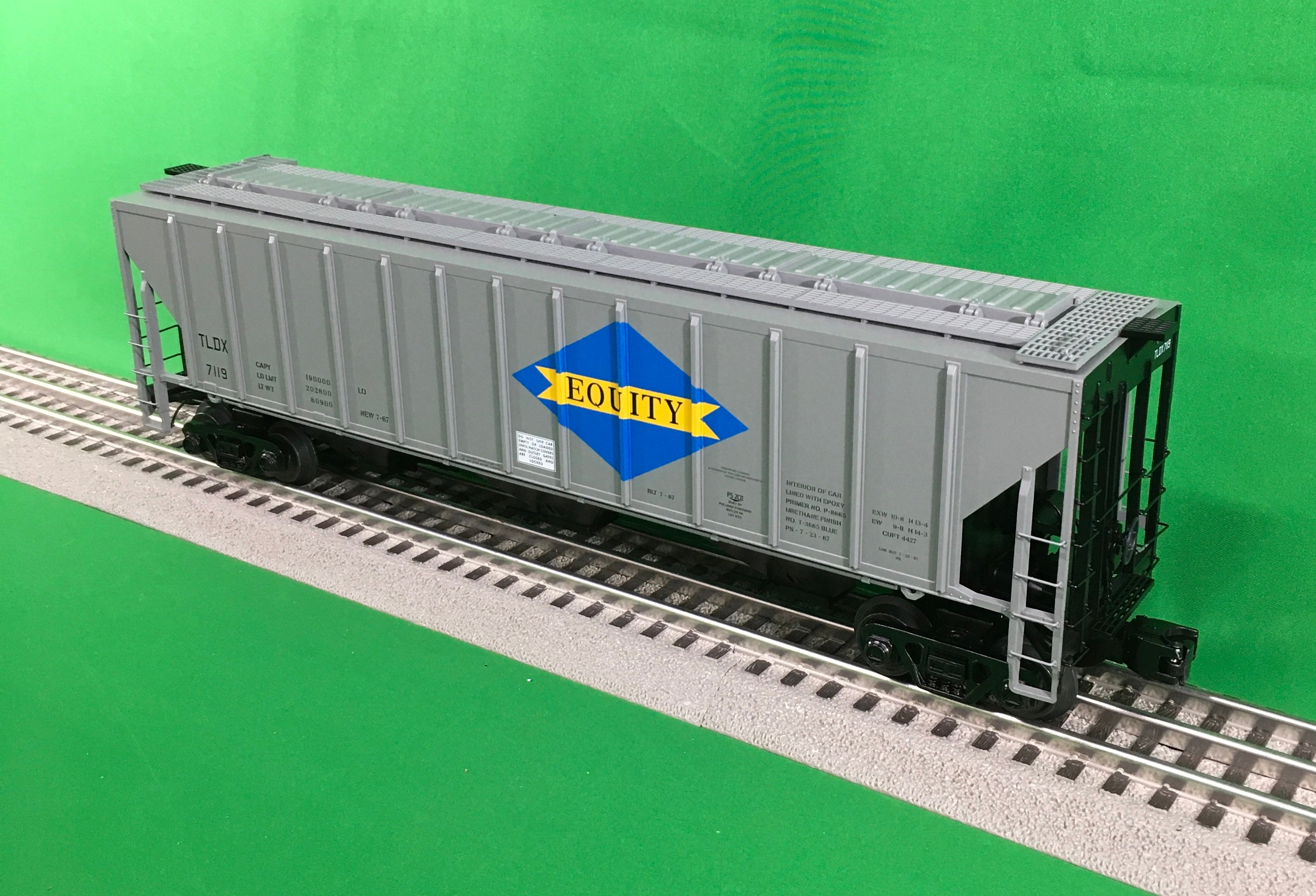 Atlas O 3001169 - Premier - PS-2CD High Side Hopper "Equity Grain" (TLDX)