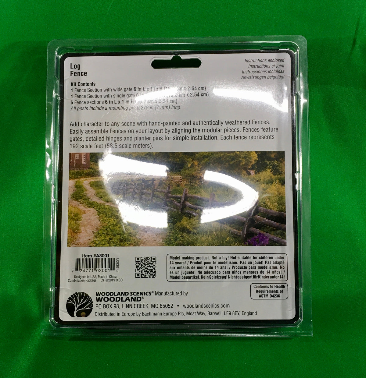 Woodland Scenics A3001 - Log Fence - MrMuffin'sTrains