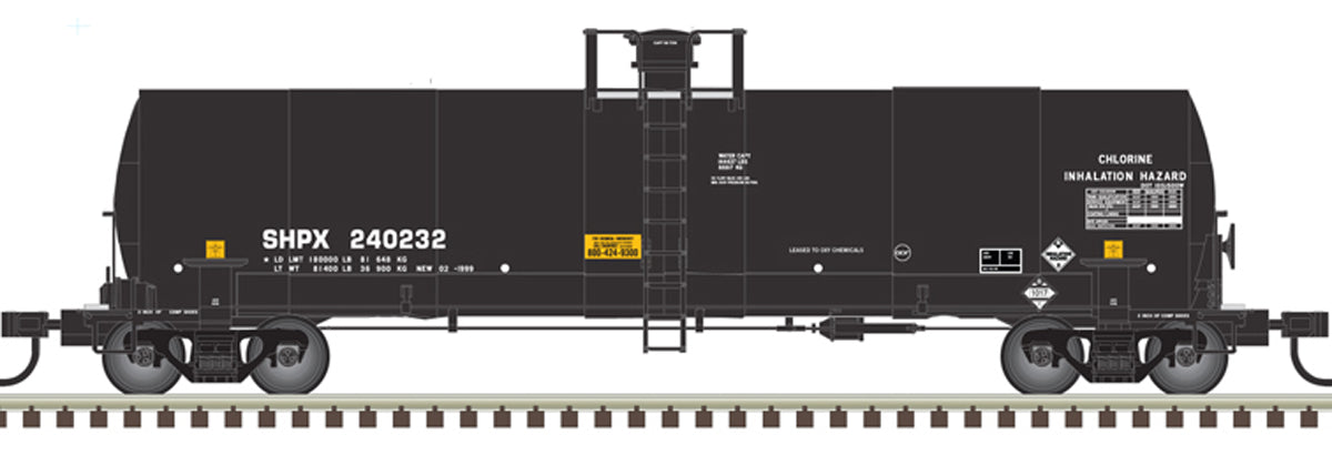 Atlas O 3008212 - Master - ACF® 17,360 Gallon Tank Cars "SHPX" (Oxy Chemicals) - 2-Rail