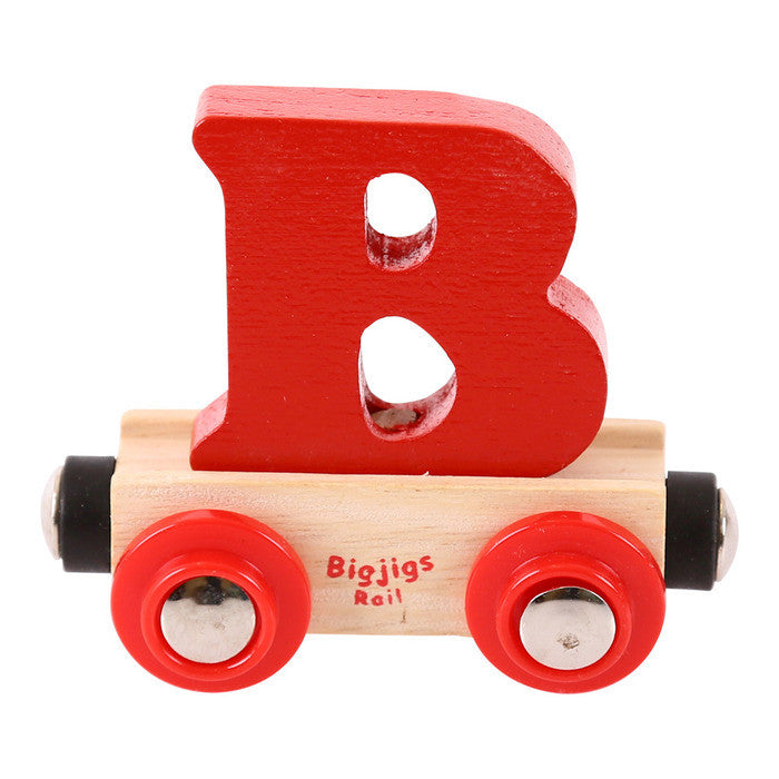 BigJigs BR102 - Rail Name Letter B (Colors Vary) - MrMuffin'sTrains