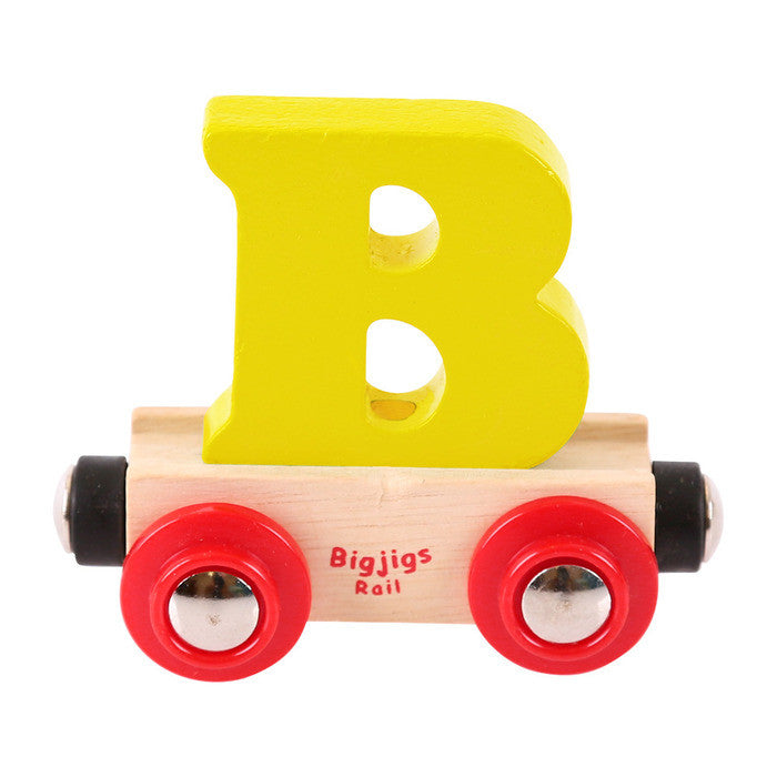 BigJigs BR102 - Rail Name Letter B (Colors Vary) - MrMuffin'sTrains