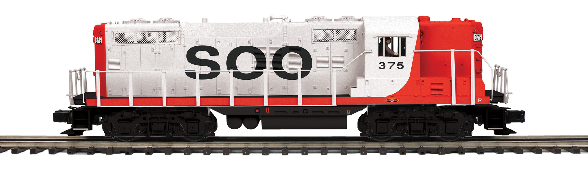 MTH 20-21629-1 - GP-9 Diesel Engine "SOO Line" #375 w/ PS3 - Custom Run for MrMuffin'sTrains