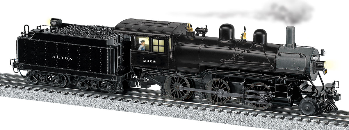 Lionel 2331500 - Legacy 2-6-0 Steam Locomotive "Chicago & Alton" #2408 - Custom Run for MrMuffin'sTrains