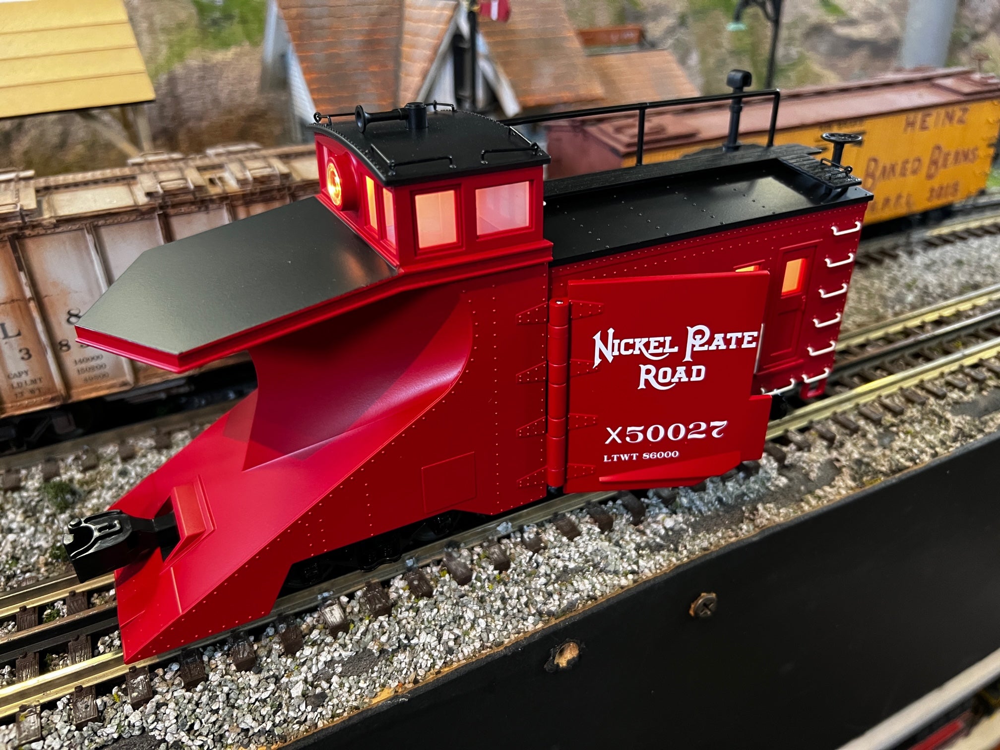 Atlas O 3001098S - Premier - Snow Plow "Nickel Plate Road" #X50027 - Custom Run for MrMuffin'sTrains