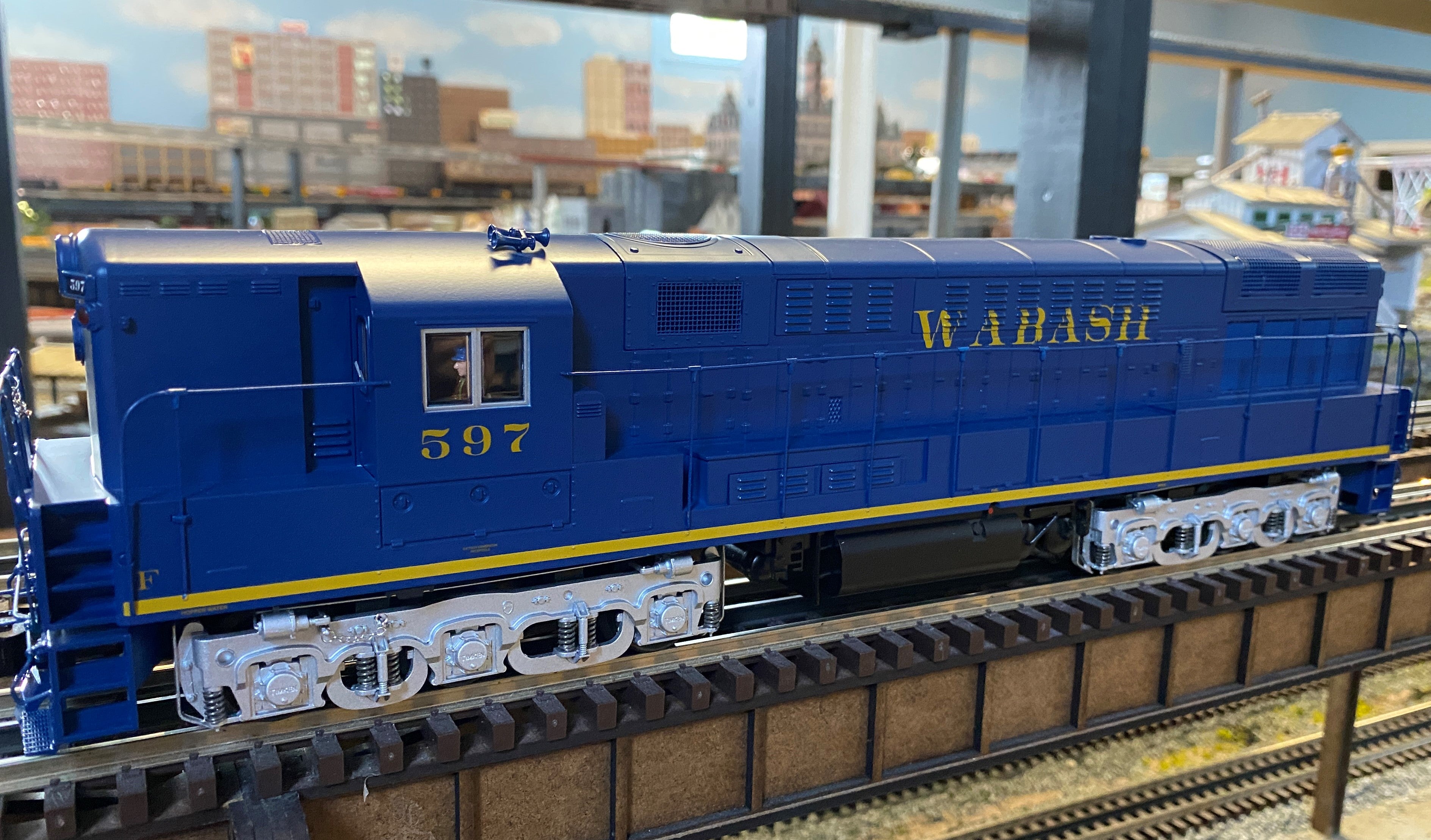 Lionel 2001410 - Legacy Train Master Diesel Locomotive "Wabash" #597 - Custom Run for MrMuffin'sTrains