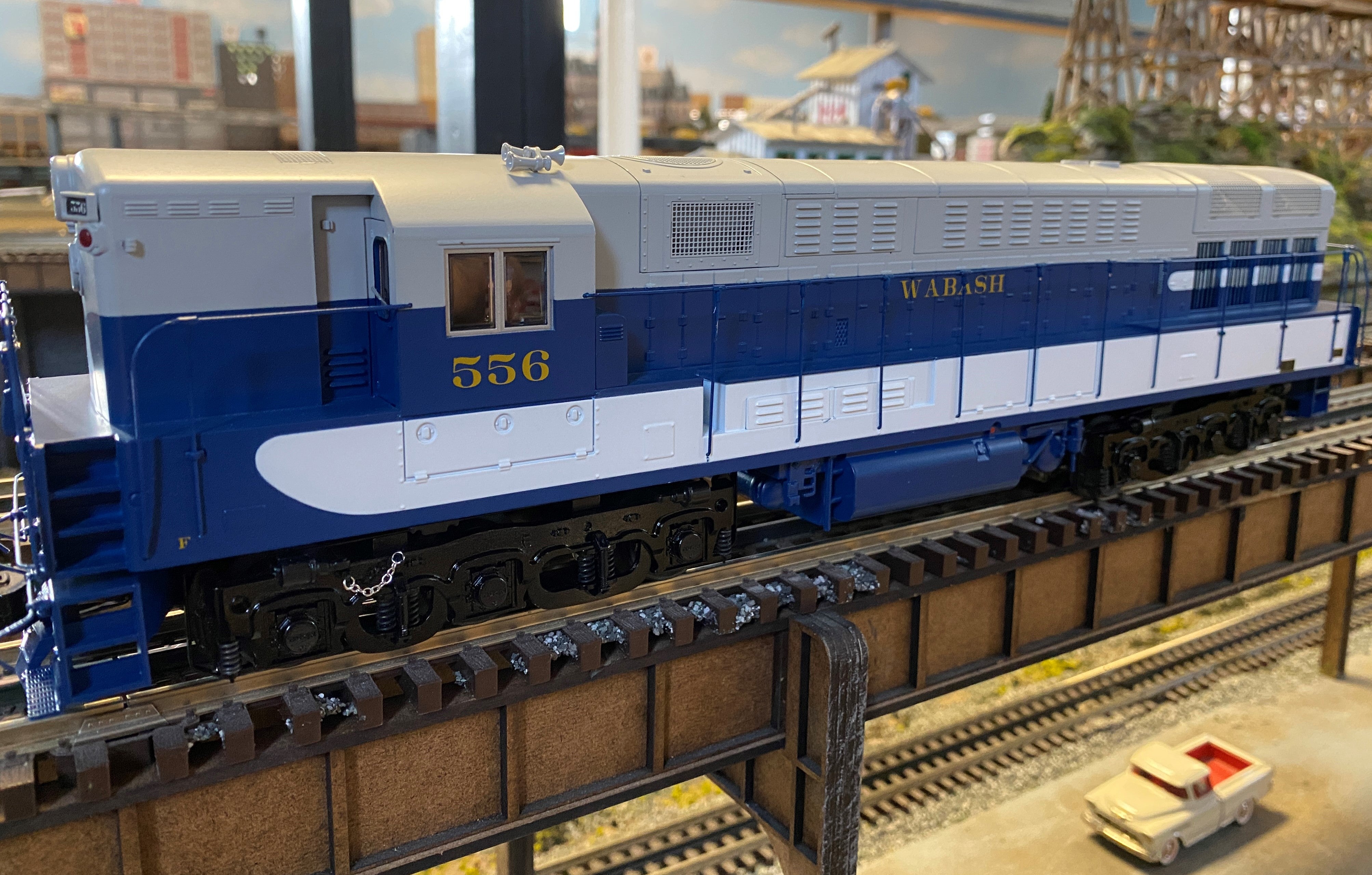 Lionel 2001420 - Legacy Train Master Diesel Locomotive "Wabash" #556 - Custom Run for MrMuffin'sTrains