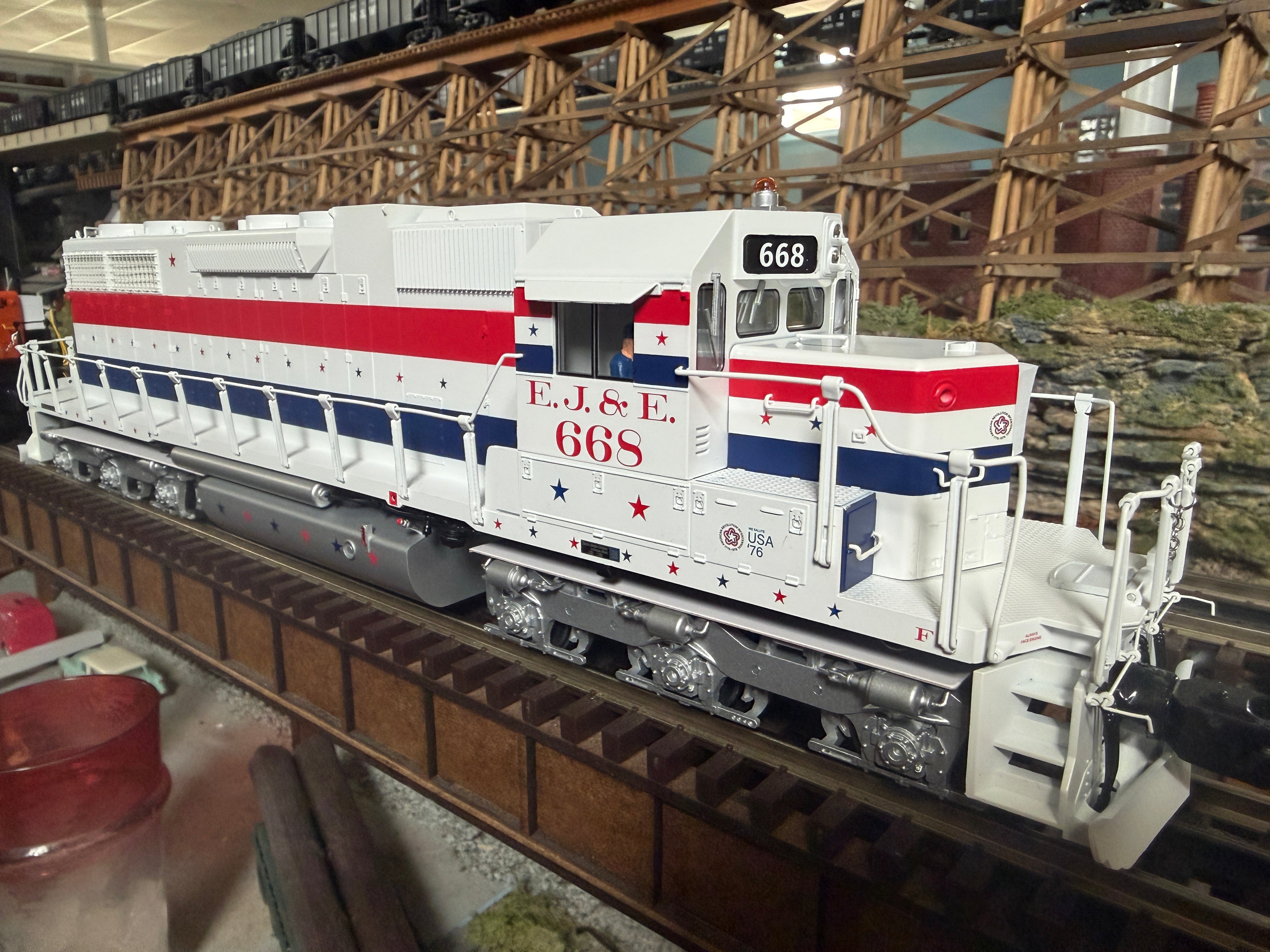 First of the Lionel Legacy SD38's Arrive; Custom Lettered and Weathered A6 Steamers; Plus a Memorial Day Sale - lots to see!