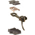Kadee HO 21 - 20-Series - Plastic Couplers with Gearboxes - Long (25/64") Underset Shank