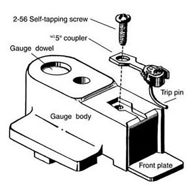 Kadee HO 205 - Coupler Height Gauge