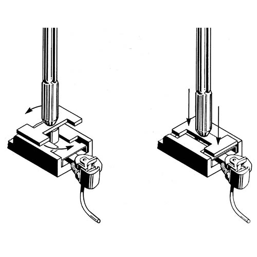 Kadee HO 230 - Talgo Truck Adaptor Insertion Pic