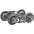 Kadee HO 501 - Arch Bar Trucks with 33" Ribbed Back Wheels - Metal Fully Sprung