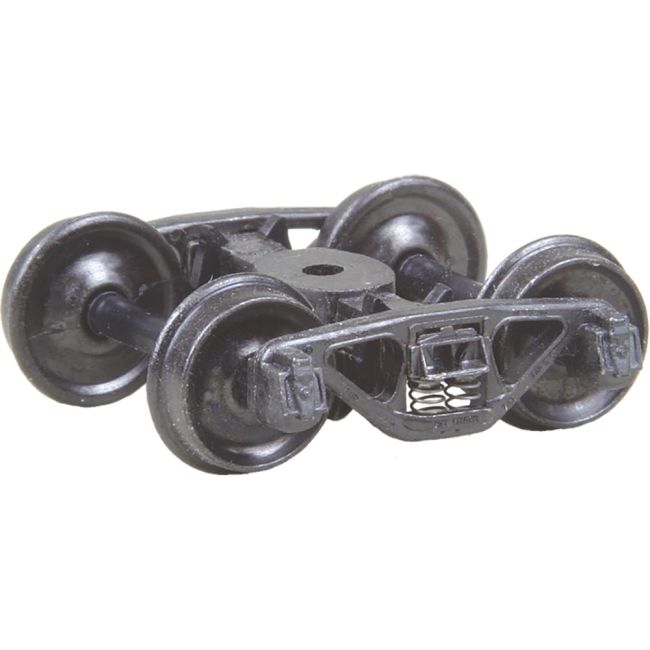 Kadee HO 504 - A.S.F. A-3 Ride Control 50 Ton Trucks with 33" Smooth Back Wheels - Metal Fully Sprung