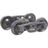 Kadee HO 504 - A.S.F. A-3 Ride Control 50 Ton Trucks with 33" Smooth Back Wheels - Metal Fully Sprung