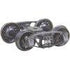 Kadee HO 509 - Andrews (1898) Trucks with 33" Ribbed Back Wheels - Metal Fully Sprung