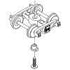 Kadee HO 570 - Barber® S-2 70-Ton Roller Bearing Self Centering Trucks with 33" Smooth Back Wheels - HGC