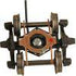 Kadee HO 590 - Bettendorf - AAR Electrical Pickup Self Centering Caboose Trucks with 33" Smooth Back Wheels - HGC