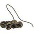 Kadee HO 593 - Bettendorf - Arch Bar Electrical Pickup Self Centering Caboose Trucks with 33" Smooth Back Wheels - HGC