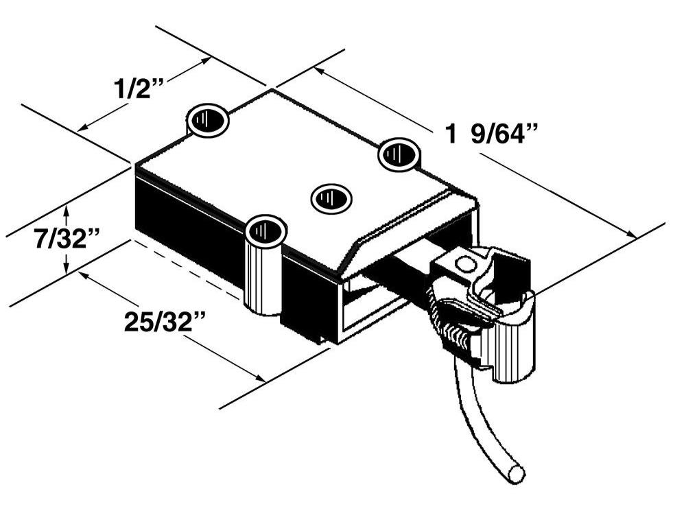 Kadee 740 - Type E - Medium Centerset Metal Couplers w/ Metal Gearboxes