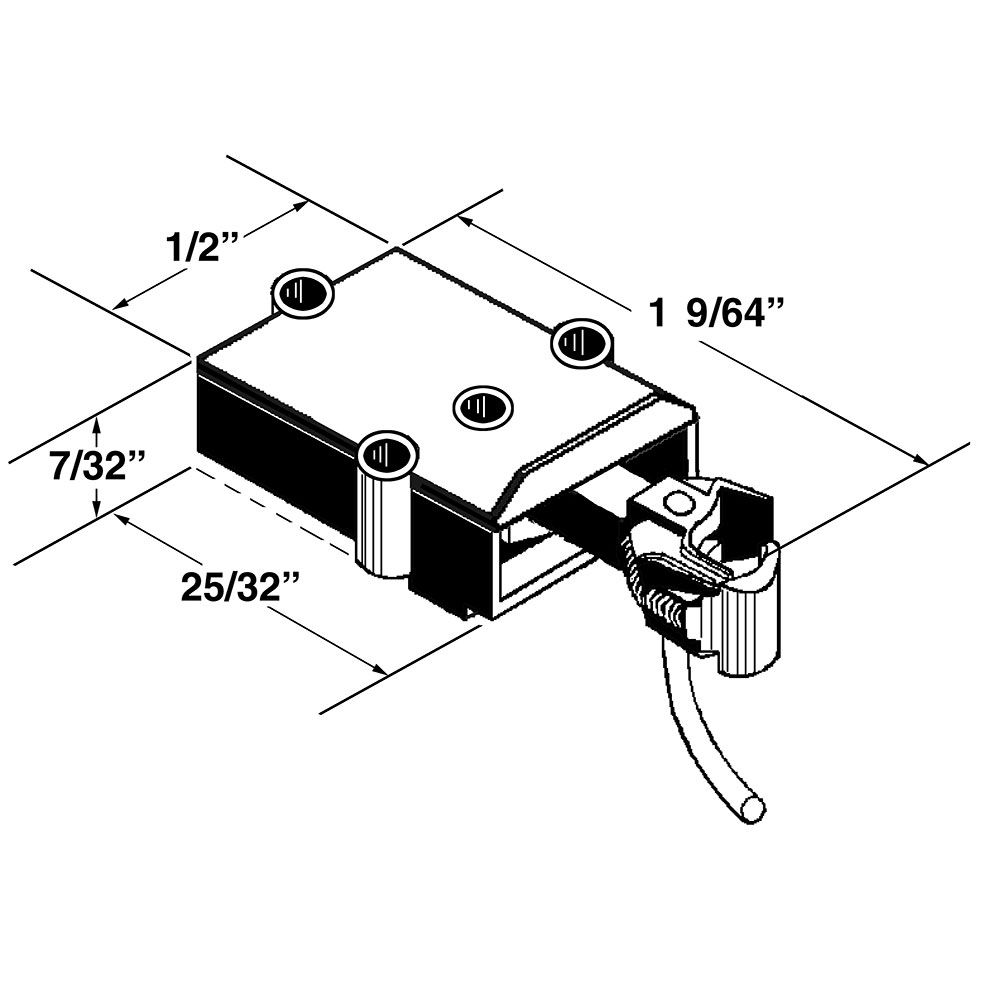 Kadee 742 - Type E - Medium Overset Metal Couplers w/ Plastic Gearboxes