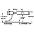 Kadee 746 - Type E - Long Centerset Metal Couplers w/ Plastic Gearboxes